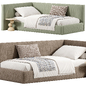 Corner single children's bed Chic-Galicia - Кровати - 3D модель - фото 4