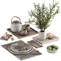 tableware setting N052 - Посуда - 3D модель