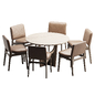 Dining SET 9 - Стол + стул - 3D модель