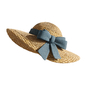 Womens straw hat 5 - Одежда и обувь - 3D модель - фото 3