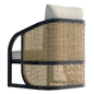 Palermo Chair Stinson Cream Charcoal - Кресла - 3D модель - фото 3