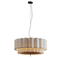 Folia large scalloped natural linen pendant file - Подвесной - 3D модель - фото 3