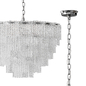 Round pendant chandelier made of ribbed glass light - Подвесной - 3D модель - фото 6