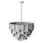 Round pendant chandelier made of ribbed glass light - Подвесной - 3D модель - фото 7