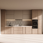 modern kitchen set f1 - Кухни - 3D модель - фото 2