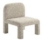 Globewest Hugo Arc Occasional Chair Oat Boucle - Кресла - 3D модель