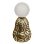 Ceramic Lamp with Glass Lamp Shade- Green and Gold Wiggle - Настольный - 3D модель - фото 2