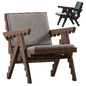 Crocodile Chair Black Finish - Кресла - 3D модель