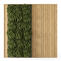 Indoor Wall Vertical Garden in Wooden Base 3242 - Фитостены - 3D модель - фото 2