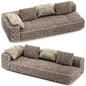Minotti Yves Modular Sofa Set_02 - Диваны - 3D модель