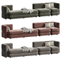 Диван модульный Brera 4 Velour Cinnamon | Divan.ru - Диваны - 3D модель - фото 3