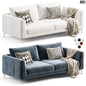 BoConcept Fargo Sofa - Диваны - 3D модель
