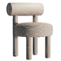 Modern minimalist home scandinavian designer dining chair - Стулья - 3D модель - фото 5