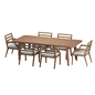 Outdoor Dining Chair Beale and Outdoor Dining Table Glover - Стол + стул - 3D модель - фото 4