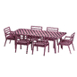 Outdoor Dining Chair Beale and Outdoor Dining Table Glover - Стол + стул - 3D модель - фото 6