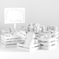 Ящики на рынке с фруктами и овощами - Магазин - 3D модель - фото 2