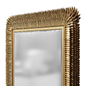 RH Layered Petal Dresser Mirror - Aged Brass - Зеркала - 3D модель - фото 2
