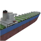 Cargo ship Low-poly AP - Водный транспорт - 3D модель - фото 5