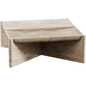 Square Travertine Coffee Table  03 - Столы - 3D модель - фото 2