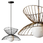 Modern Dining Room Chandelier Designer Metal Pendant Light - Подвесной - 3D модель