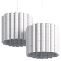 Lucina pendant lamp made of linen - Подвесной - 3D модель - фото 3