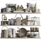 kitchen accessories set model 08 - Мелочь для кухни - 3D модель