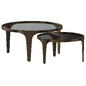 Elwell Glass Metal Nesting Coffee Tables 24 32 - Столы - 3D модель