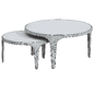 Elwell Glass Metal Nesting Coffee Tables 24 32 - Столы - 3D модель - фото 4