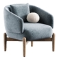 Soulange Armchair - Кресла - 3D модель - фото 3