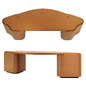 Martin Masse Ippico II leather desk - Столы - 3D модель