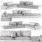 Диван Electico Comfort фабрики Ditre Italia - Диваны - 3D модель - фото 4