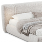Alix Cotton Linen Fabric Simple Modern Upholstered Bed - Кровати - 3D модель - фото 4
