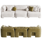 Odell Sectional Sofa - Диваны - 3D модель - фото 3