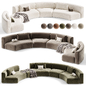 MDF Italia Cosy Curve MDF Italia Modular Sofa - Диваны - 3D модель