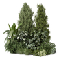 Outdoor Garden Set Bush and Tree_Garden Set 4146 - Уличные - 3D модель