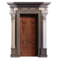 Classic Wood Entrance 934 - Двери - 3D модель