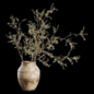 Branches in a clay vase - Букеты - 3D модель - фото 2