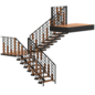 Staircase 17 - Лестницы - 3D модель