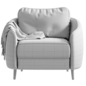 Armchair TROSA With Shawl - Кресла - 3D модель - фото 6