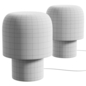 Zara Home Ceramic Mushroom Table Lamp - Настольный - 3D модель - фото 4