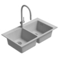 Hansgrohe - Kitchen Mixer with Built-in Sink - Мойка - 3D модель - фото 7