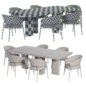 Dinning Set - Стол + стул - 3D модель - фото 5