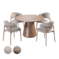 Dinning Set 04 - Стол + стул - 3D модель