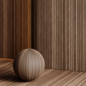 Fluted Wood Panels | Material 0178 - Дерево - 3D модель - фото 3