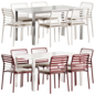 Set Tavolo Rio Doga Armchair Outdoor - Стол + стул - 3D модель