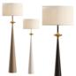 Wabi Sabi Fabric Standing Lamp - Торшеры - 3D модель