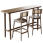 Dining set 3 - Стол + стул - 3D модель - фото 2