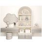 Kids Vanity Table With Bookcase - Другие предметы для детской - 3D модель - фото 4