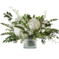 Flower Set 178 White Hydrangea Calla Lily Glass Vase - Букеты - 3D модель