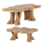 Live edge solid wood coffee table tree root table - Столы - 3D модель